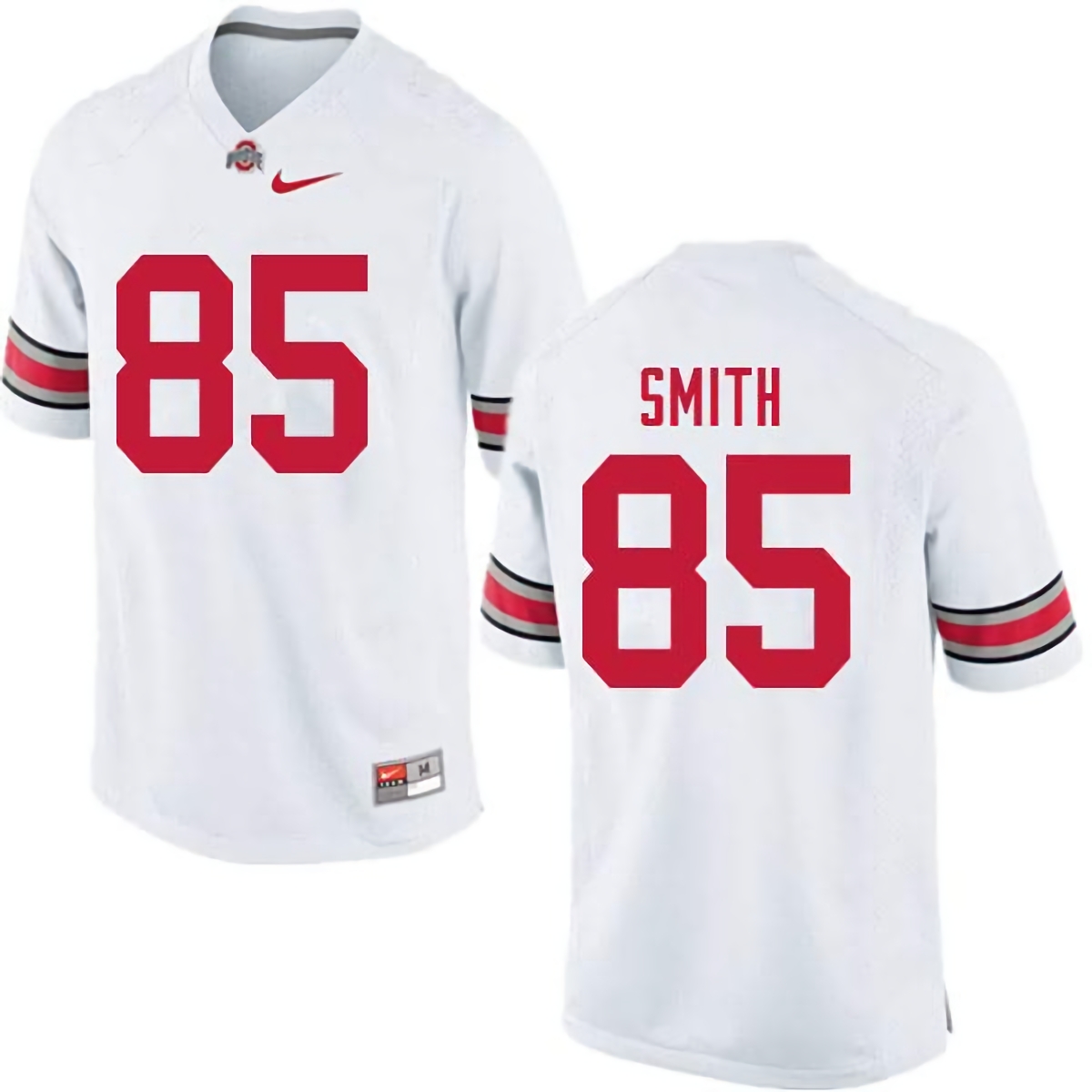 L'Christian Smith Ohio State Buckeyes Men's NCAA #85 Nike White College Stitched Football Jersey PFU1356DV